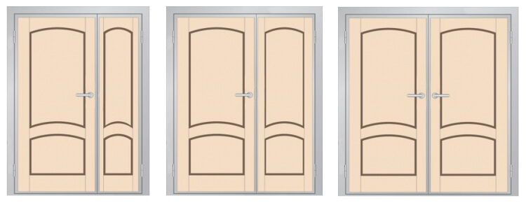 Размер двойной двери